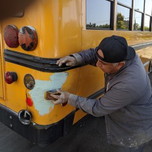 Working on the buses | October, 2019