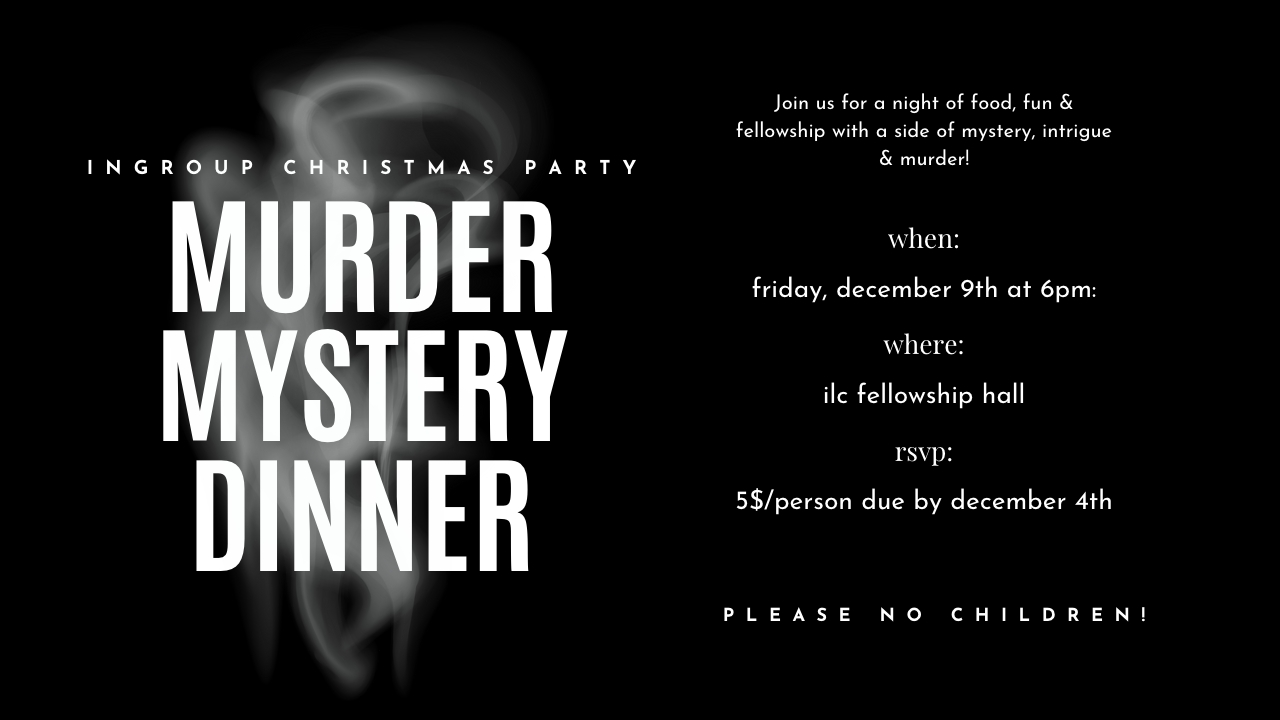Ingroup Christmas Party / Murder Mystery Dinner | Dec 9, 2022