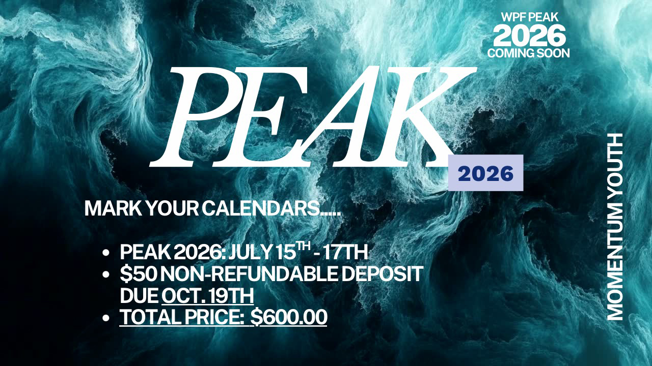 Youth PEAK Trip | July 15-17, 2025