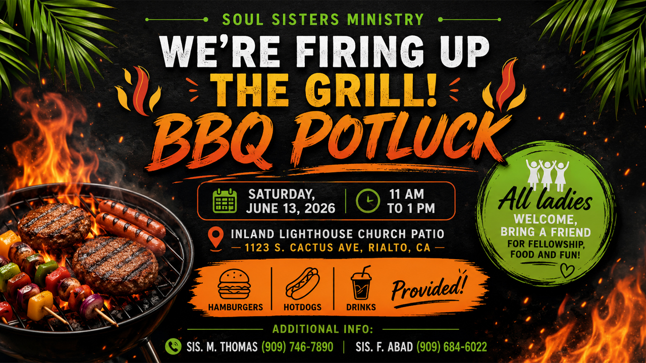 Soul Sisters BBQ Potluck | June 13, 2026