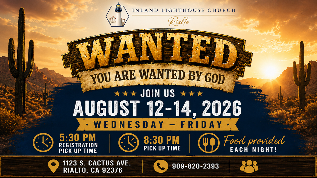 VBS (Wanted by God) | August 12-14, 2026